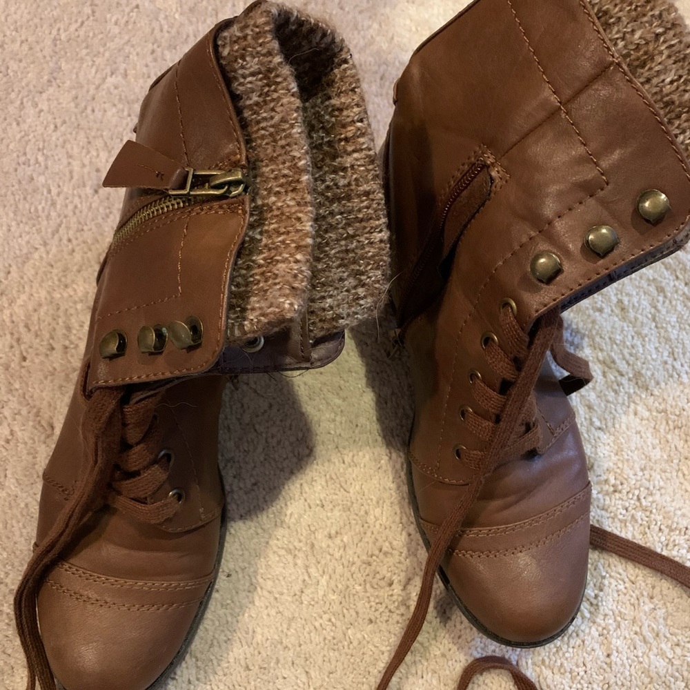 Lace Up combat boots